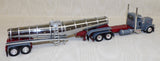 #60-2068 1/64 North Coast Wine Peterbilt Model 389 Day Cab with Polar Deep Drop Tank Trailer