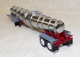 #60-2068 1/64 North Coast Wine Peterbilt Model 389 Day Cab with Polar Deep Drop Tank Trailer