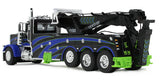 #60-2248 1/64 Black & Blue Peterbilt Model 389 Day Cab with Miller Century Model 1150 Rotator Wrecker