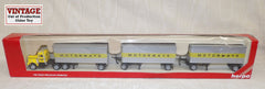 #6068H 1/87 Motorways Kenworth with 3 Pup Trailers, Pre-Owned