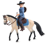 #61155 1/12 Western Horse & Rider Set