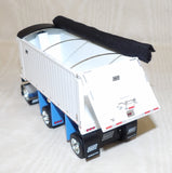 #616333 1/64 White East Mfg. Michigan Series 20' End Dump Pup Trailer - No Box