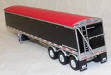 #621762 1/64 Black & Red Lode King Distinction Tri-Axle Hopper Trailer - No Box