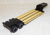 #622192 1/64 Vintage Black Rogers Lowboy Trailer - No Box