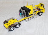 #622651 1/64 Hank Cosper Yellow Peterbilt Model 359 with 63" Flat Top Sleeper Cab - No Box
