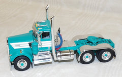 #622911 1/64 Turquoise & White Kenworth W900A Day Cab - No Box
