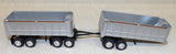 #622912 1/64 22' Dual End Dump Pup Trailers with Tandem Axle Dolly - No Box