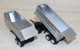 #622912 1/64 22' Dual End Dump Pup Trailers with Tandem Axle Dolly - No Box