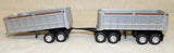 #622912 1/64 22' Dual End Dump Pup Trailers with Tandem Axle Dolly - No Box