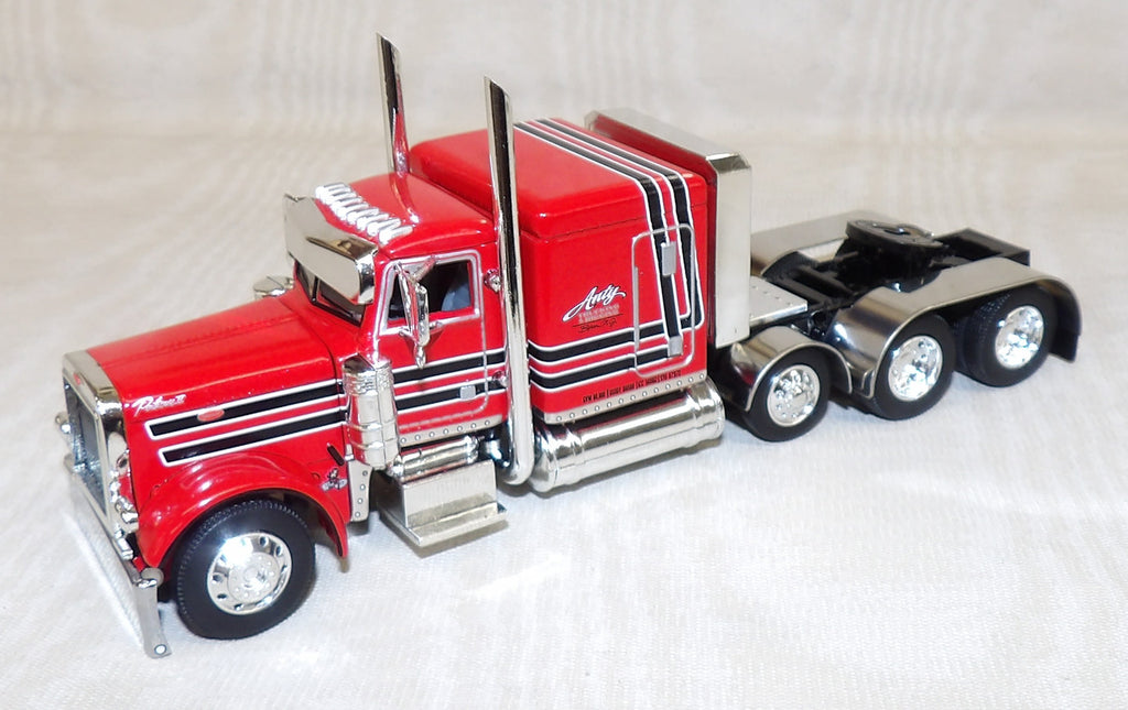 #623551 1/64 Anty Trucking & Rigging Red Peterbilt Model 379 with 63" Flat Top Sleeper - No Box