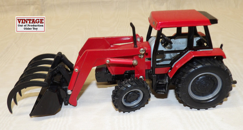 #675 1/32 Case-IH 5120 Maxxum FWD Tractor with Loader - Broke Grapple, No Box, AS IS