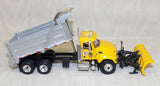 #69-0021 1/64 Yellow Mack Granite Dump Truck with Plow and Spreader