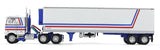 #69-1920 1/64 Bicentennial Patriot Peterbilt Model 352 COE 86" Sleeper & 40' Vintage Trailer with Reefer