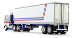 #69-1920 1/64 Bicentennial Patriot Peterbilt Model 352 COE 86" Sleeper & 40' Vintage Trailer with Reefer