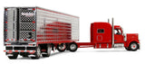#69-2170 1/64 Blackjack Express LLC Peterbilt Model 589 with 78" Mid-Roof Sleeper & 53' Utility Spread-Axle Refrigerated Trailer