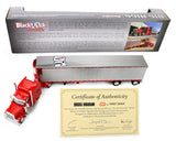 #69-2170 1/64 Blackjack Express LLC Peterbilt Model 589 with 78" Mid-Roof Sleeper & 53' Utility Spread-Axle Refrigerated Trailer