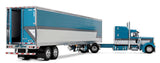 #69-2270 1/64 Tway Rose Transport Peterbilt Model 379 with 63" Mid-Roof Sleeper & 53' Utility Refrigerated Trailer