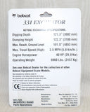 #6900570 1/50 Bobcat X331 Excavator - Opened Package, AS IS