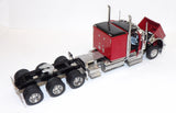 #71125 1/64 Legendary Red Peterbilt Model 589 131-inch BBC Triple Axle Cab with 58" Sleeper