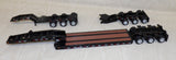 #71233 1/64 White Peterbilt Model 589 131-inch BBC Triple Axle Day Cab & Trail King TK170 Hydraulic Gooseneck Lowboy Trailer with Jeep & Booster