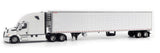 #71232 1/64 White 2025 Freightliner Cascadia Gen-5 with Sleeper & Great Dane Champion 53' Reefer Trailer