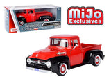 #73235AC-RDBK 1/24 Red & Black 1956 Ford F-100 Pickup