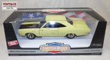 #7368 1/18 1969 Plymouth Road Runner - Sunfire Yellow with Black Stripes