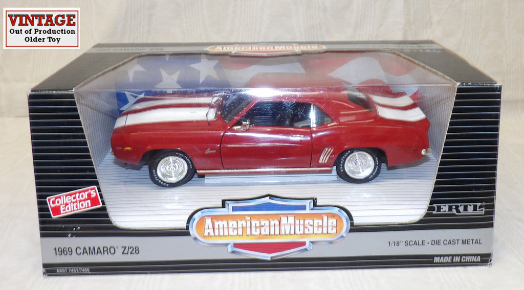 #7455 1/18 1969 Camaro Z/28 - Garnet Red