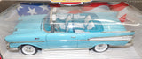 #7480 1/18 1957 Chevy Bel Air Convertible - Larkspur Blue