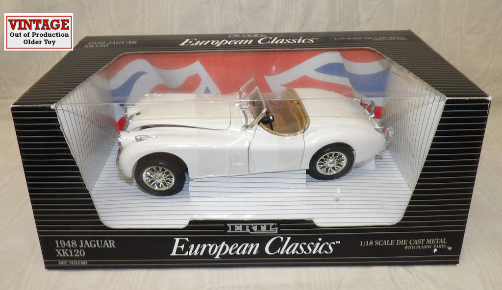 #7482 1/18 1948 Jaguar XK120 Convertible - Cream