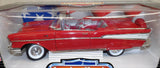 #7490 1/18 1957 Chevy Bel Air Convertible - Matador Red