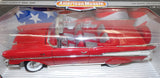 #7490 1/18 1957 Chevy Bel Air Convertible - Matador Red