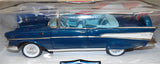 #7498 1/18 1957 Chevy Bel Air Convertible - Harbor Blue