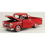 #79311AC-RD 1/24 Red 1958 Chevy Apache Fleetside Pickup