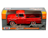 #79311AC-RD 1/24 Red 1958 Chevy Apache Fleetside Pickup