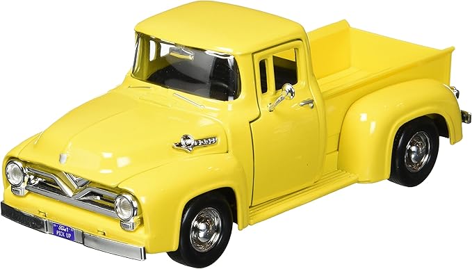 #79341AC-YL 1/24 Yellow 1955 Ford F-100 Pickup