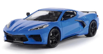 #79360BL 1/24 Blue 2020 Chevy Corvette C8 Stingray