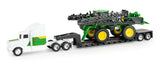 #85030 1/64 John Deere 612R Self Propelled Sprayer with Semi & Lowboy Trailer