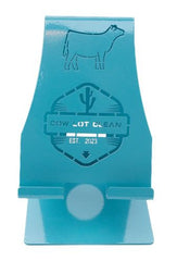 #870889 Turquoise Heifer Desktop Phone Holder