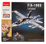 #B0928 Model Bricks F/A-18ES Hornet Fighter jet Building Brick Set