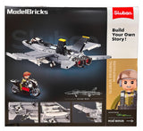 #B0928 Model Bricks F/A-18ES Hornet Fighter jet Building Brick Set