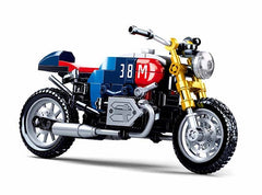 #B0958 Model Bricks Colorful Motorcycle Building Brig Set