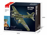 #B1367 WWII Boeing B-17 Flying Fortress Airplane Building Brick Set