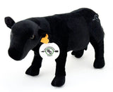 #BC602 14" Black Angus Cow Plush