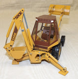 #C2931E 1/35 Case 580 Construction King Backhoe Loader - Missing Muffler, AS IS
