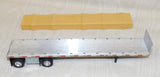 #CB1421 1/64 Custom Built Flatbed Trailer with Load - No Box, AS IS