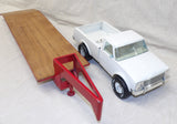 #CB1545 1/16 Nylint Pickup with Custom Built Gooseneck Flatbed Trailer - No Box, AS IS