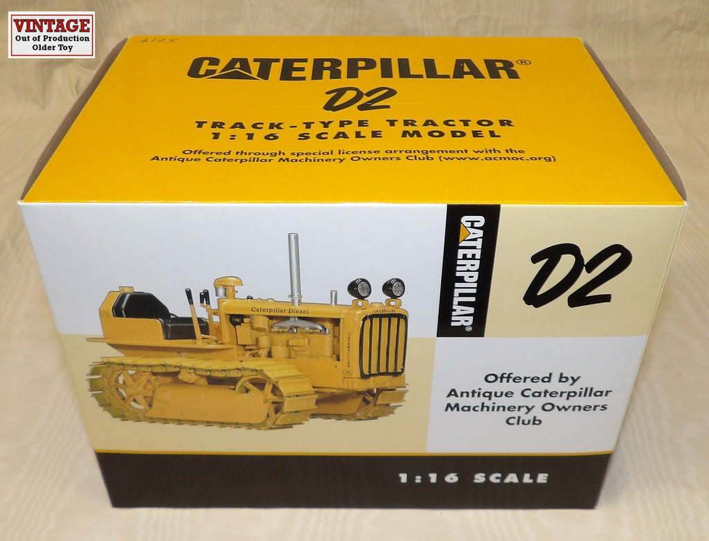 #CUST773 1/16 Caterpillar D2 Track-Tupe Tractor, 2003 National Toy Truck'n Construction Show Edition