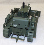 #CUST790 1/16 International TD-14 (M3) Diesel Crawler Tractor with Blade, Military Green