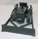 #CUST790 1/16 International TD-14 (M3) Diesel Crawler Tractor with Blade, Military Green